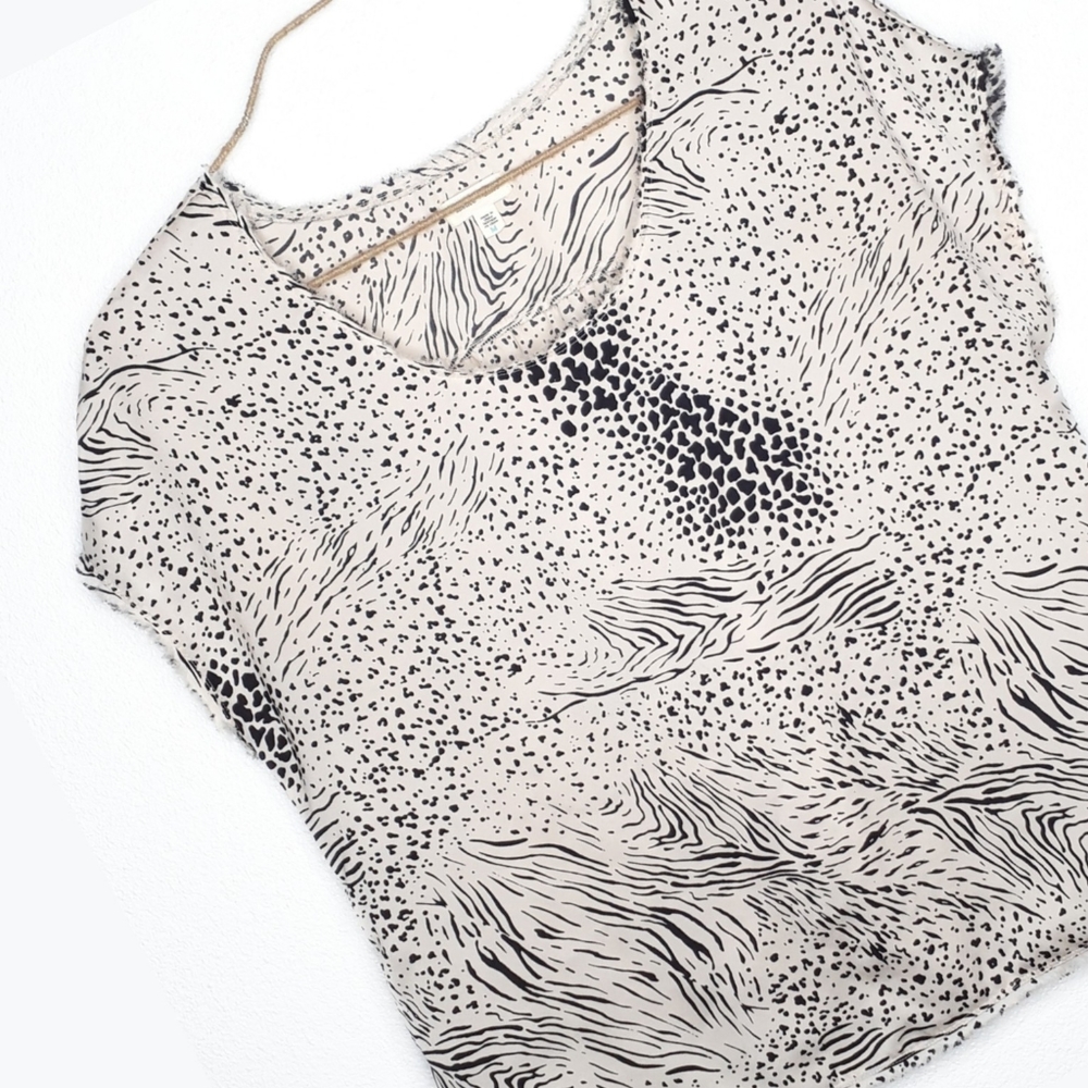 Urban outfitters (silence+noise) animal print top
